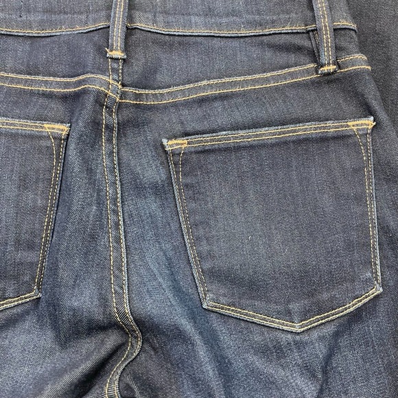 Frame Womens Blue Le High Skinny Mid Rise Pants Jeans Size 24 - Picture 3 of 11